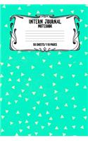 Intern Journal Notebook 55 Sheets/110 Pages