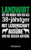 Landwirt ist ein Beruf den ich als 38-jähriger mit Leidenschaft ausübe und nie wieder aufhöre