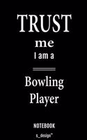 Notebook for Bowling Players / Bowling Player