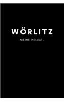 Wörlitz: Notizbuch, Notizblock - DIN A5, 120 Seiten - Liniert, Linien, Lined - Deine Stadt, Dorf, Region und Heimat - Notizheft, Notizen, Block, Planer