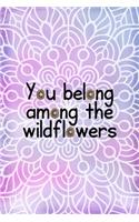 You Belong Among The Wildflowers