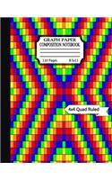 Graph paper composition notebook