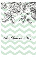 #theChristensenWay: Mint Chevron 6 x 9 inch 120 Pages Journal Diary Notebook for the Christensen Family