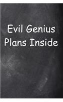 2020 Daily Planner Funny Saying Evil Genius Plans Inside Chalkboard Style 388 Pages: 2020 Planners Calendars Organizers Datebooks Appointment Books Agendas
