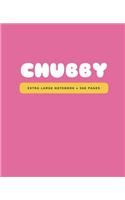Chubby: Extra Large Notebook, 500 Lined Pages: Big All-Purpose Notebook, Journal, Diary (7.5 x 9.25 in.)(9 Big Notebooks)