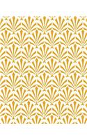 Art Deco Design School Composition Book 130 Pages