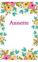 Annette: Annette Journal Diary Notebook