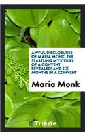 Awful Disclosures of Maria Monk