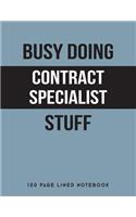 Busy Doing Contract Specialist Stuff