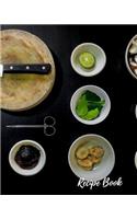 Recipe Book: Journal Notebook, Recipe Keeper, Organizer To Write In, Storage for Your Family Recipes, Blank Book. Empty Fill in Cookbook Template 8 by 10in 121 p