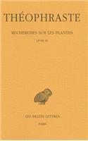 Theophraste, Recherches Sur Les Plantes