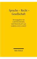 Sprache - Recht - Gesellschaft