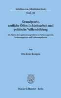 Grundgesetz, Amtliche Offentlichkeitsarbeit Und Politische Willensbildung