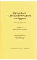 Sammelbuch Griechischer Urkunden Aus Agypten / Sammelbuch Griechischer Urkunden Aus Agypten