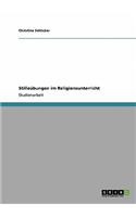 Stilleübungen im Religionsunterricht