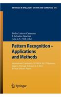 Pattern Recognition - Applications and Methods