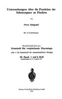 Untersuchungen über die Funktion der Seitenorgane an Fischen: (German)