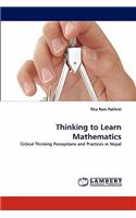 Thinking to Learn Mathematics