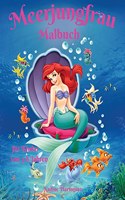Meerjungfrau-Malbuch für Kinder von 3-8 Jahren