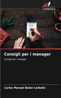 Consigli per i manager