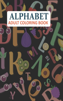 Alphabet Adult Coloring Book