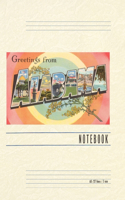 Vintage Lined Notebook Greetings from Alabama