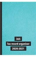 365 tax record organiser 2020-2021