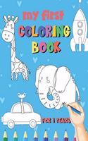 My First Coloring Book / 1 Years
