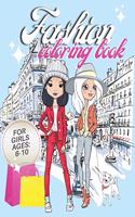 Fashion Coloring Book For Girl Ages 6-10