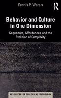 Behavior and Culture in One Dimension