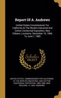 Report Of A. Andrews