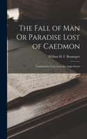 Fall of Man Or Paradise Lost of Caedmon