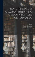 Platonis Dialogi Quatuor Euthyphro Apologia Socratis Crito Phaedo