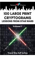 100 Large Print Cryptograms