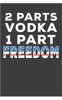 2 Parts Vodka 1 Part Freedom