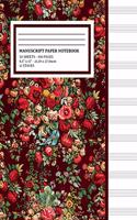 Manuscript Paper Notebook
