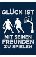 Mit Freunden Spielen: Notizbuch / Notizheft Für Basketball Basketballer-In Basketballspieler-In Basketball-Fan A5 (6x9in) Dotted Punktraster