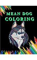 Mean Dog Coloring