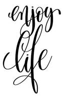 Enjoy Life: 6x9 College Ruled Line Paper 150 Pages