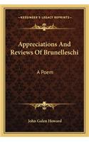 Appreciations And Reviews Of Brunelleschi