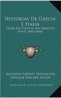 Historias de Grecia E Italia