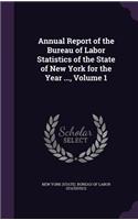 Annual Report of the Bureau of Labor Statistics of the State of New York for the Year ..., Volume 1