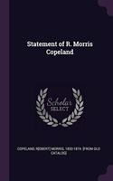 Statement of R. Morris Copeland