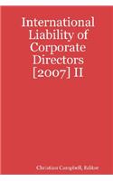 International Liability of Corporate Directors [2007] II