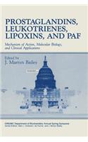 Prostaglandins, Leukotrienes, Lipoxins, and Paf