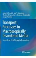 Transport Processes in Macroscopically Disordered Media