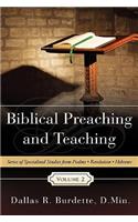 Biblical Preaching and Teaching Volume 2