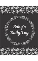 Baby's Daily Log Notebook Tracker for Newborn and Toddler