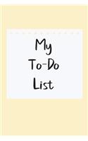 My To Do List