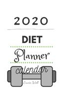 2020 Diet Plannet Calendar: Diet-Planner-Trim-Size-Shopping-List-Keto-2020-Calendar-6-x-9-no-bleed-111-pages-cover-size-12.52-x-9.25-inch